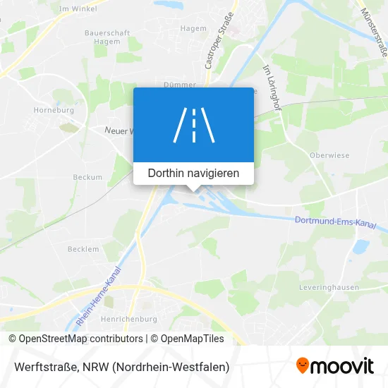 Werftstraße Karte