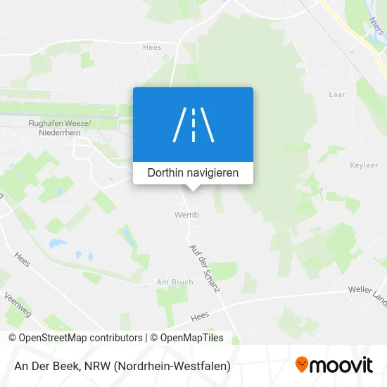 An Der Beek Karte