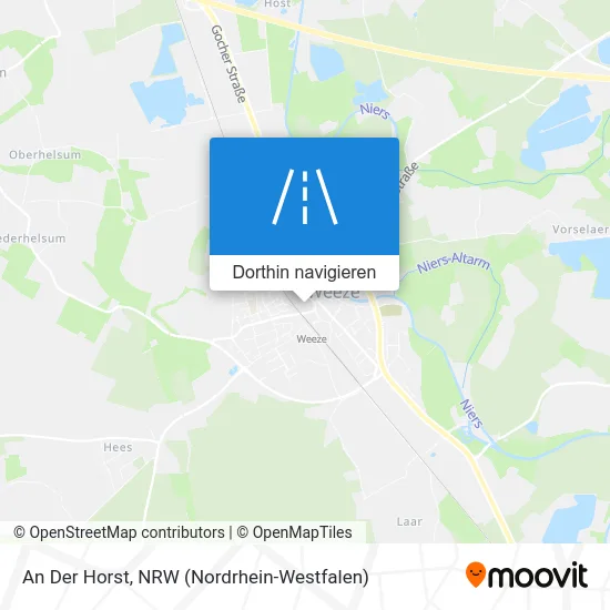 An Der Horst Karte