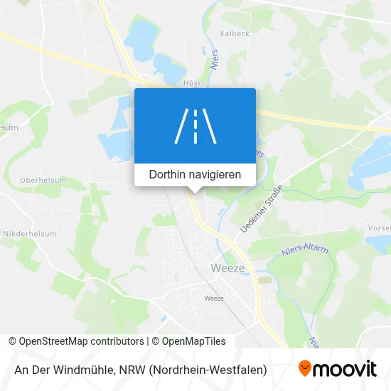 An Der Windmühle Karte