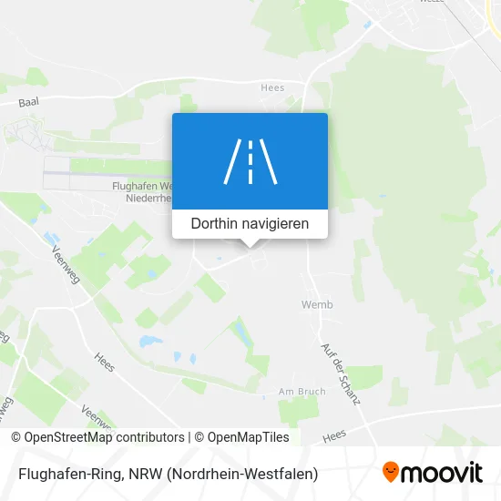 Flughafen-Ring Karte