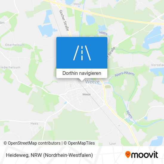 Heideweg Karte