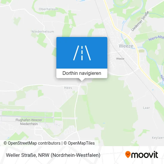 Weller Straße Karte