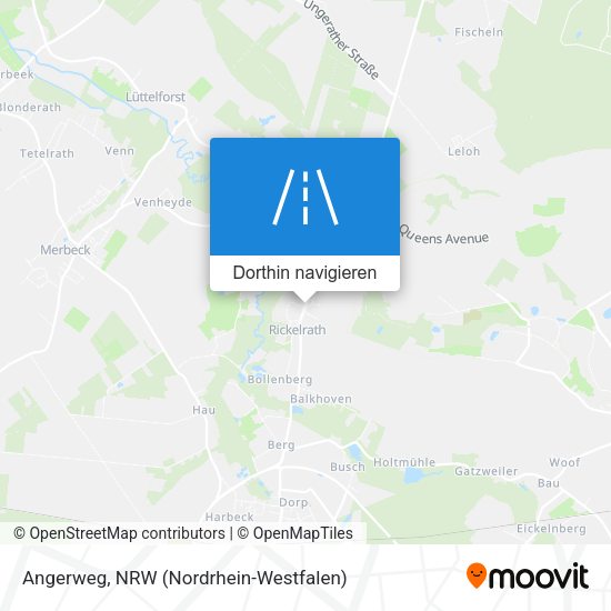 Angerweg Karte