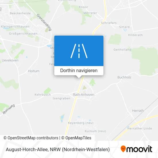 August-Horch-Allee Karte