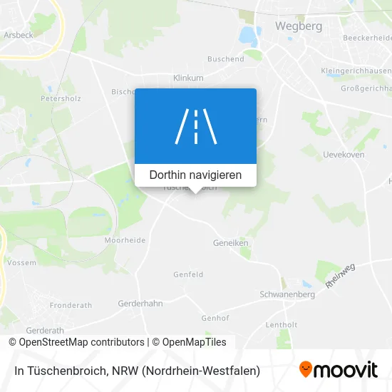 In Tüschenbroich Karte