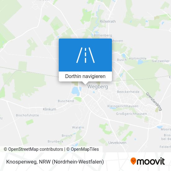 Knospenweg Karte