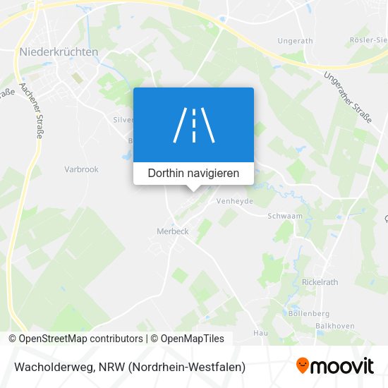 Wacholderweg Karte