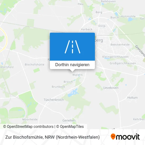 Zur Bischofsmühle Karte