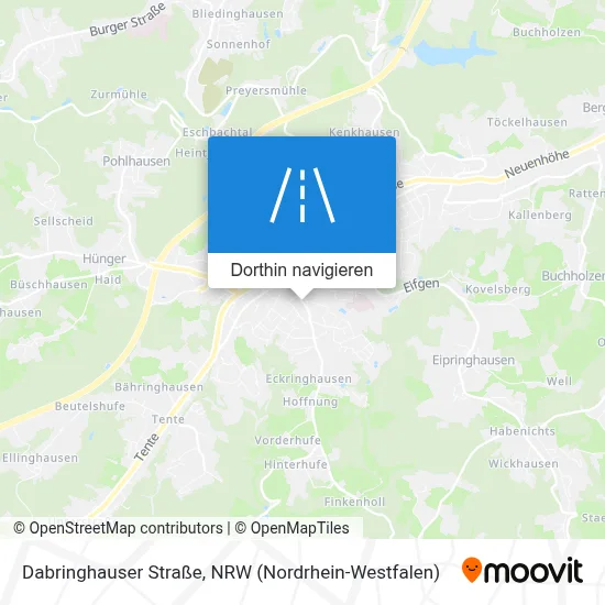 Dabringhauser Straße Karte