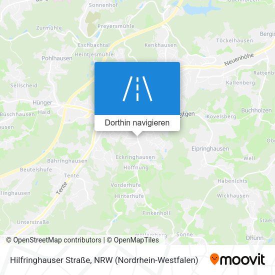 Hilfringhauser Straße Karte