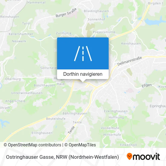 Ostringhauser Gasse Karte