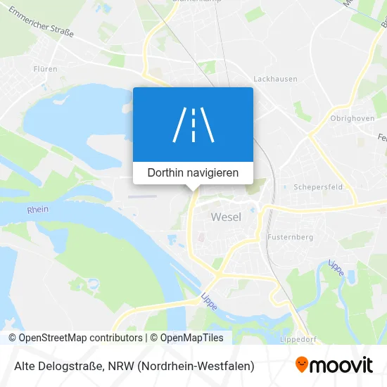 Alte Delogstraße Karte