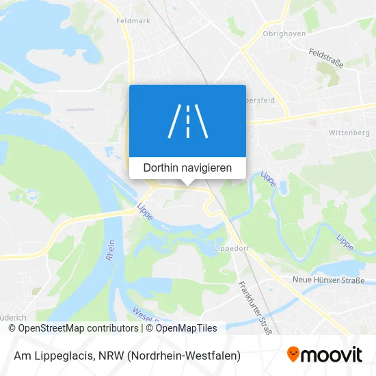 Am Lippeglacis Karte