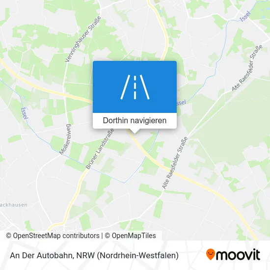 An Der Autobahn Karte