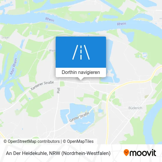 An Der Heidekuhle Karte