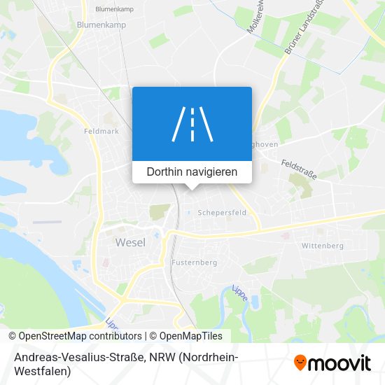 Andreas-Vesalius-Straße Karte
