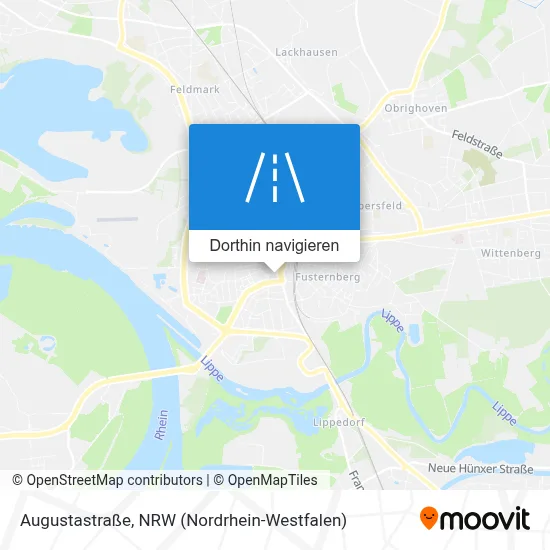 Augustastraße Karte