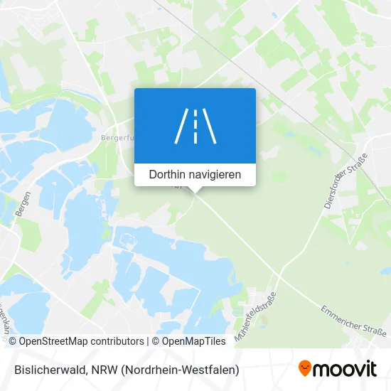 Bislicherwald Karte