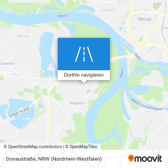 Donaustraße Karte