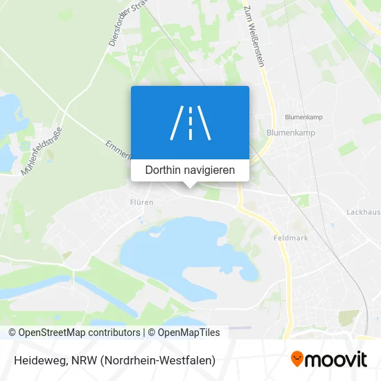 Heideweg Karte
