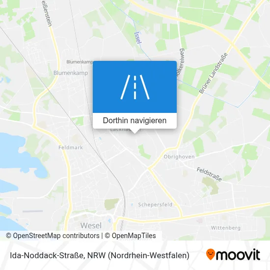 Ida-Noddack-Straße Karte