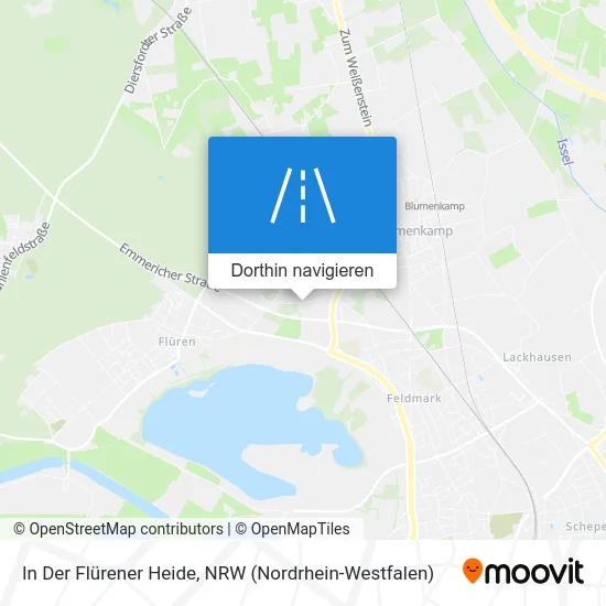 In Der Flürener Heide Karte