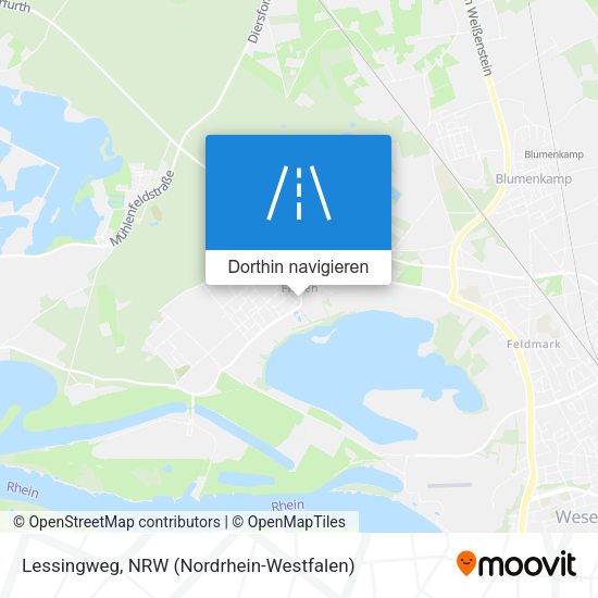 Lessingweg Karte