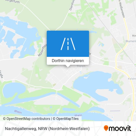 Nachtigallenweg Karte