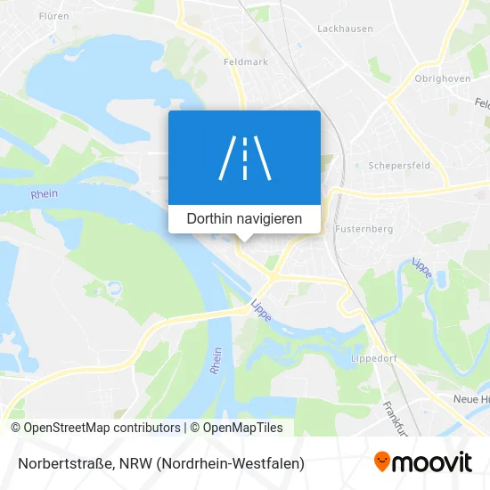 Norbertstraße Karte