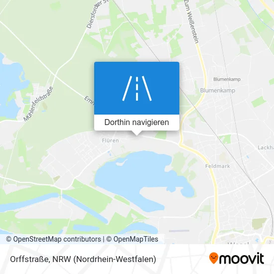 Orffstraße Karte