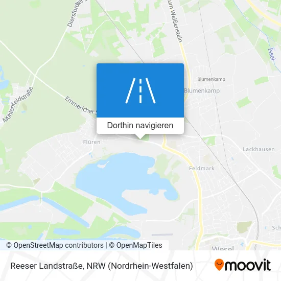 Reeser Landstraße Karte