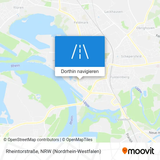 Rheintorstraße Karte