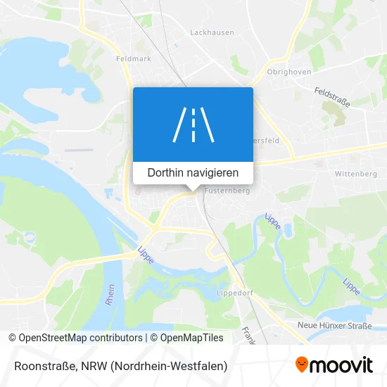 Roonstraße Karte
