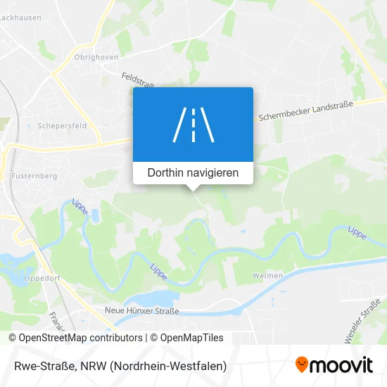Rwe-Straße Karte