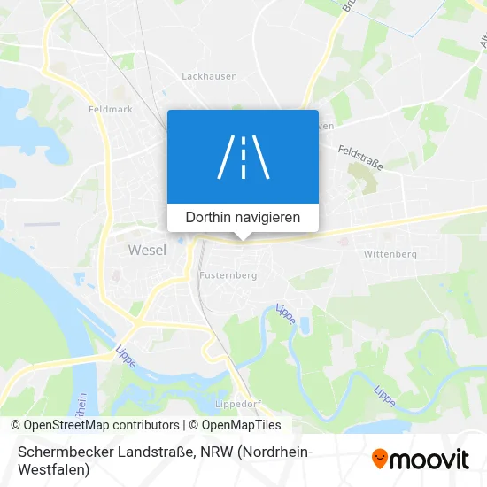 Schermbecker Landstraße Karte