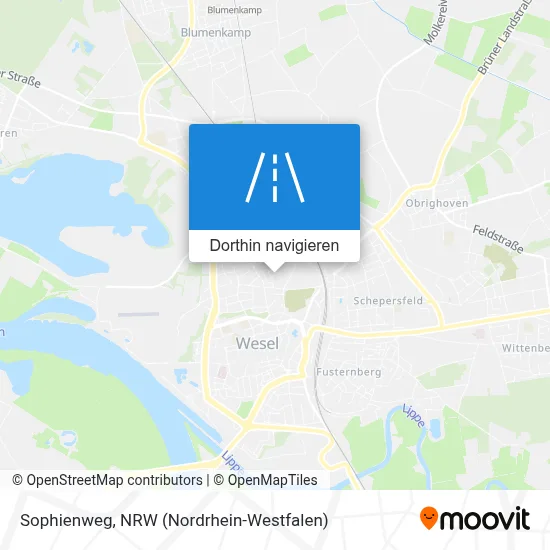 Sophienweg Karte
