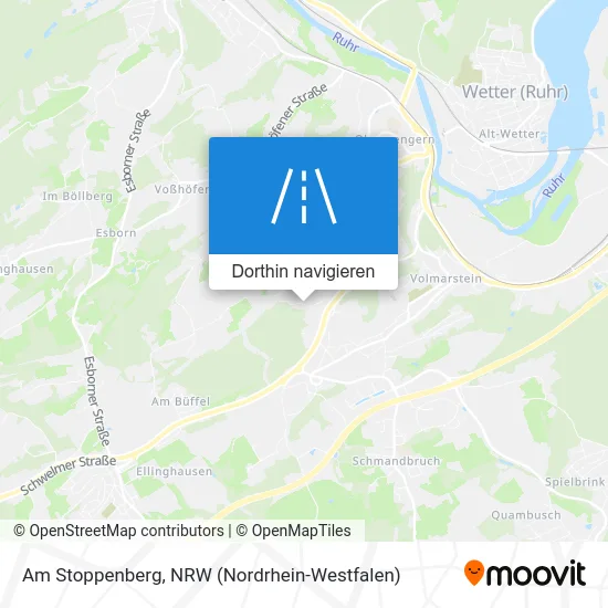 Am Stoppenberg Karte
