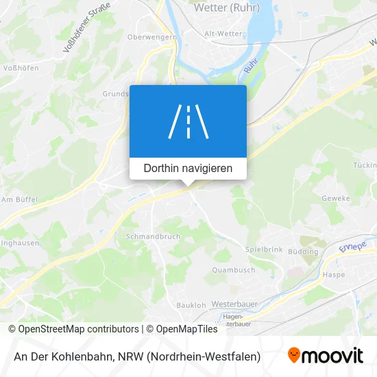 An Der Kohlenbahn Karte