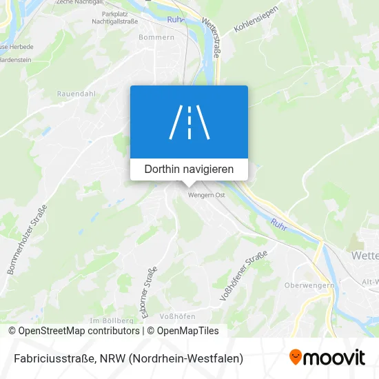 Fabriciusstraße Karte