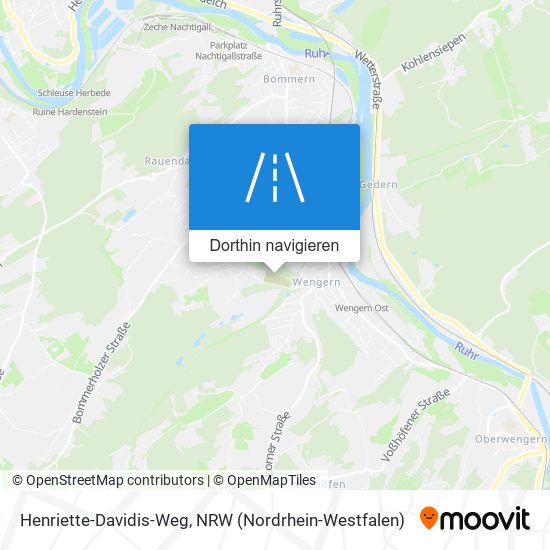 Henriette-Davidis-Weg Karte