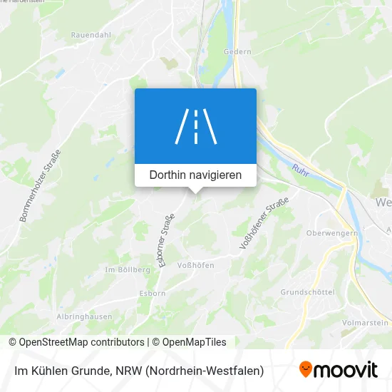 Im Kühlen Grunde Karte