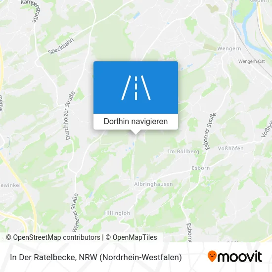 In Der Ratelbecke Karte