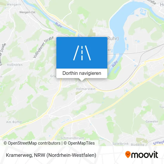 Kramerweg Karte