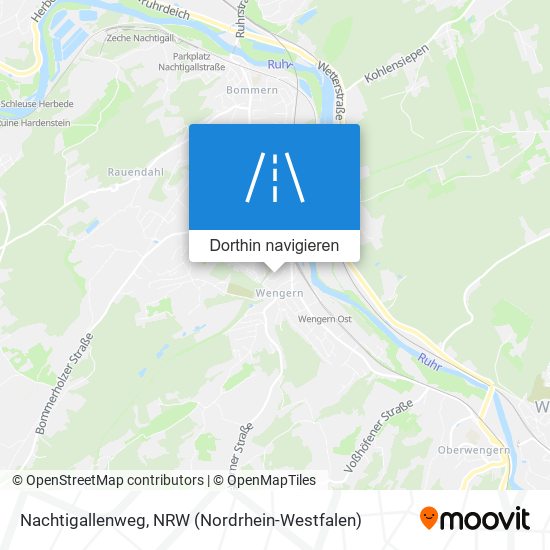 Nachtigallenweg Karte