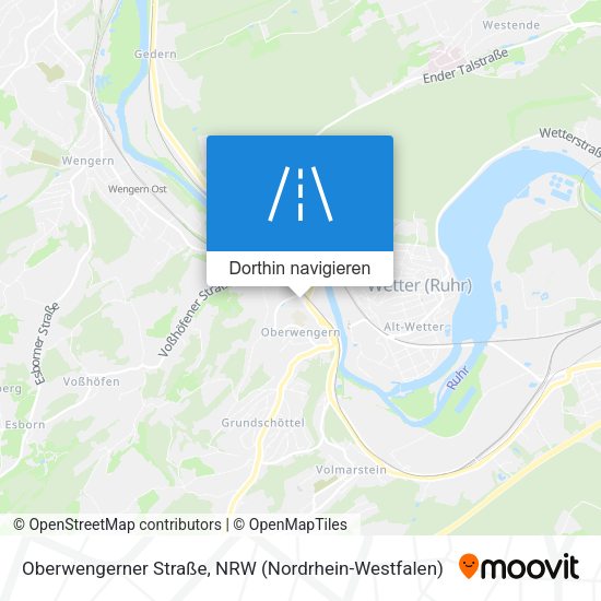 Oberwengerner Straße Karte