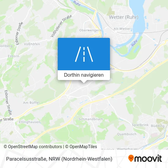 Paracelsusstraße Karte