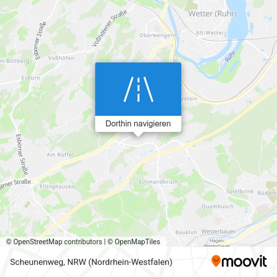 Scheunenweg Karte