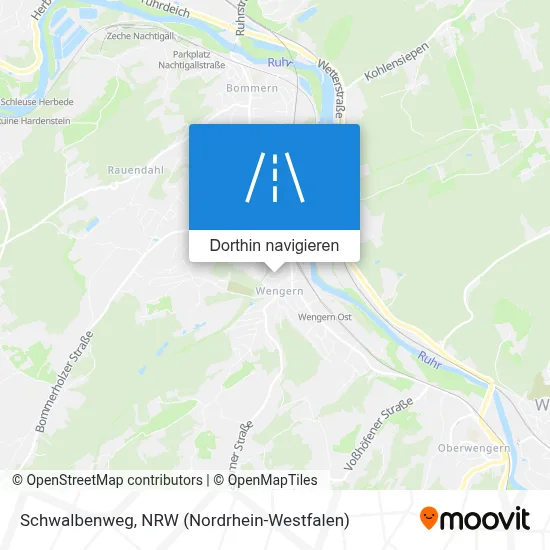 Schwalbenweg Karte