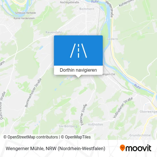 Wengerner Mühle Karte